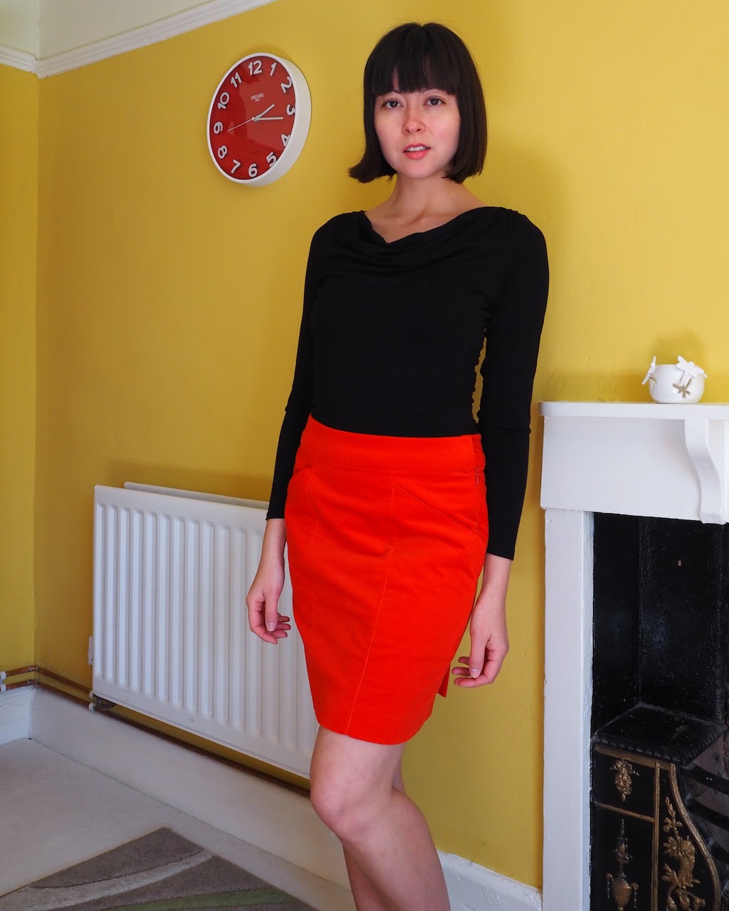 Amelia Skirt: I Sewed With Corduroy